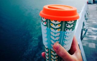 Reusable cup for plastic free travel