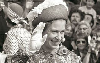 Queen Elizabeth II visiting Weston in 1977