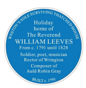 William Leeves Blue Plaque