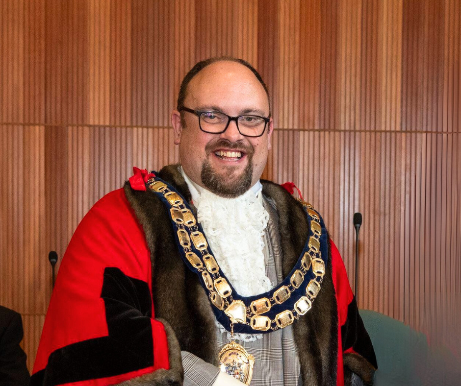 The mayor of Weston-super-Mare Cllr Martin Williams.