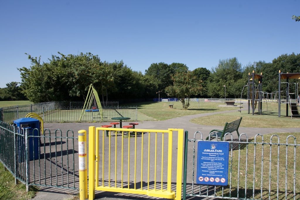Play areas maintained by Weston-super-Mare town council.