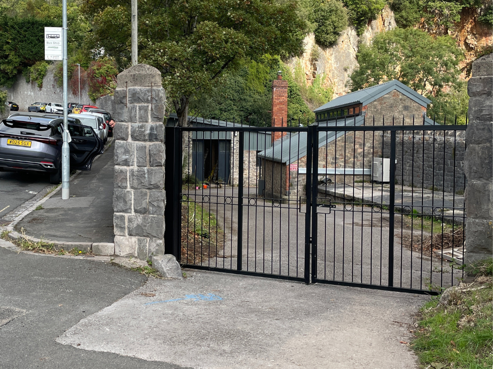 Old Town Quarry gate.